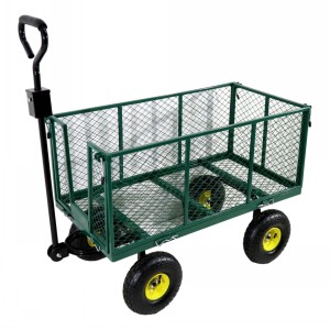 Storr 4 Wheel Garden Trolley Mesh Sides & Fitted Liner